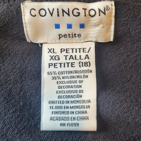 Vintage Covington Floral Embroidered Sweater - Picture 4 of 4